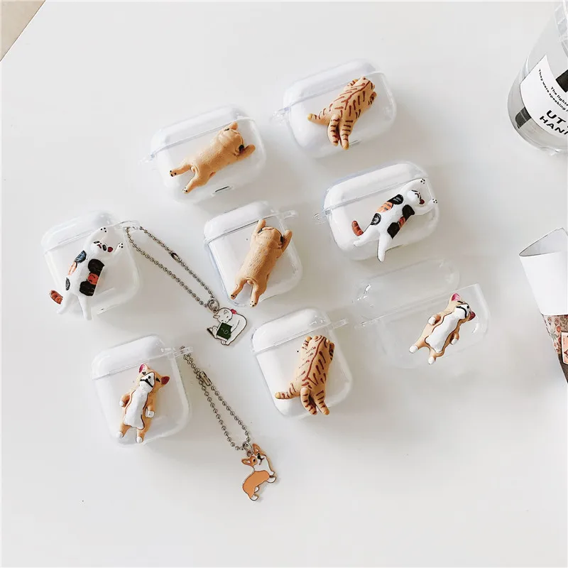 

Силиконовый чехол для беспроводных наушников AirPods 1 2 Pro