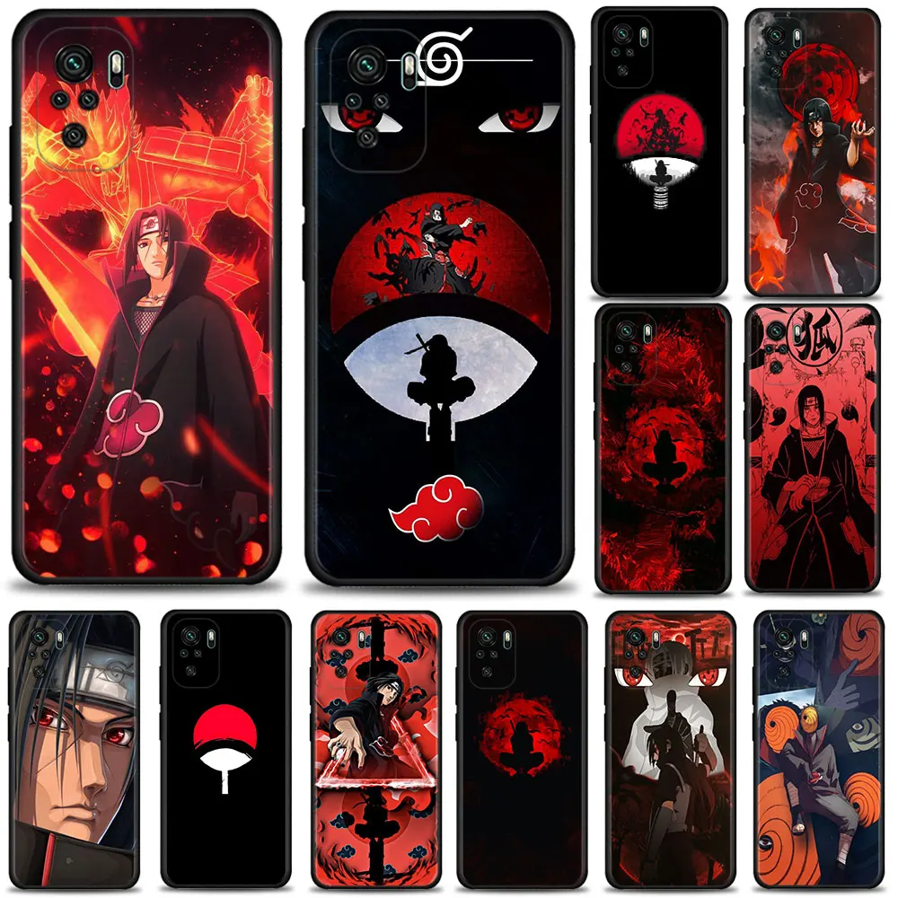 

Itachi Phone Case for Xiaomi Redmi Note 9s 9 10 11 8 pro 7 11t 9t 8t 9 9a 9c 8 k40 Cover Silicone Coque