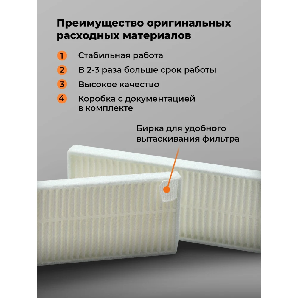 Фильтр сменный для пылесоса Mi Robot Vacuum-Mop Essential G1 MJSTG1-CHLW |
