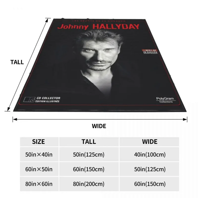 3d-одеяло Джонни Хелли летнее флисовое многофункциональное супермягкое