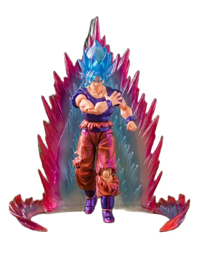

IN STOCK Demoniacal Fit DF SHF DBZ SSGSS Shining Soul God Son Goku Action Figure Anime Figurals Brinquedos Toy Model Gifts