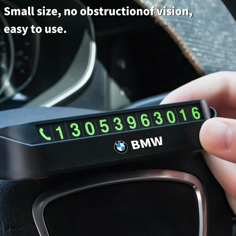 Автомобильный номерной знак Временный телефон для BMW E46 E90 E60 F10 E39 F30 E91 E30 G30 E53 F31 G20