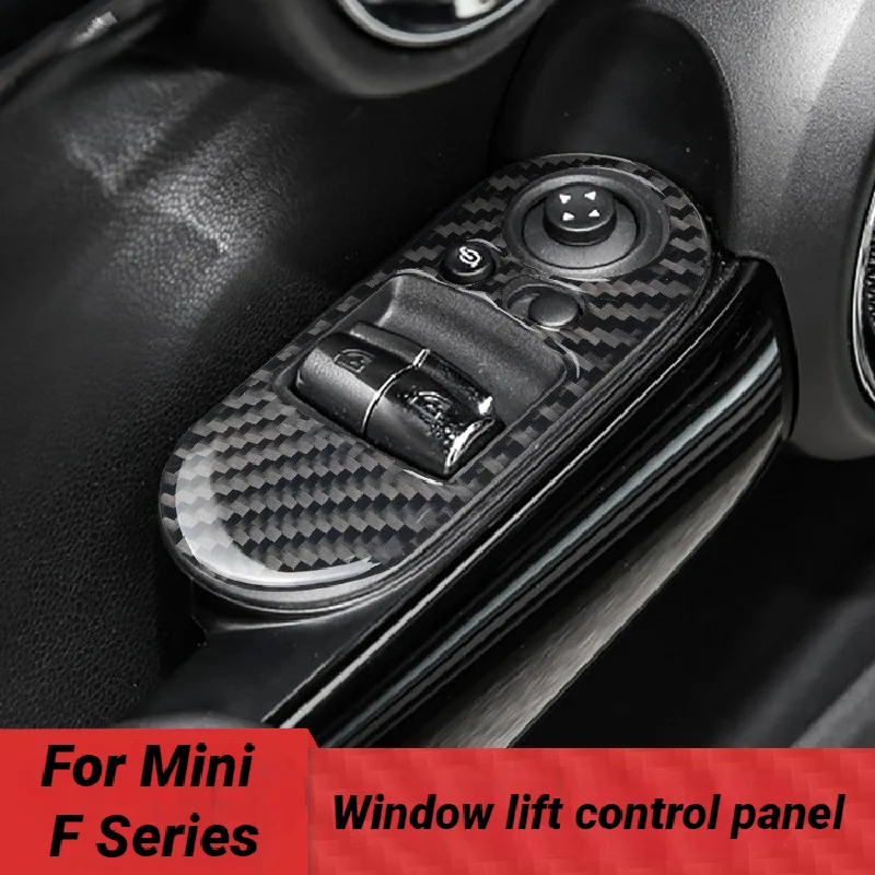 

Window Lift Panel for Mini F Series Carbon Fiber Car Window Lift Control Panel Sticker Button Panel Decorative Sticker