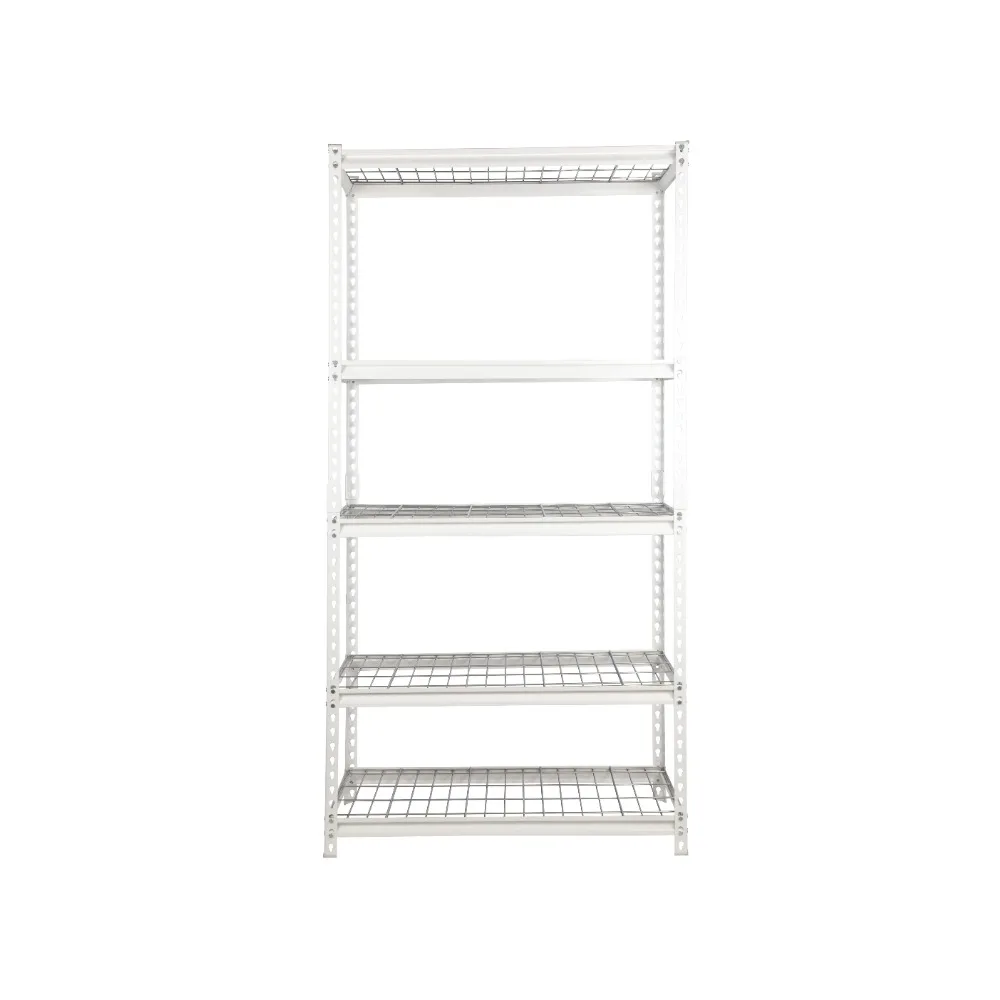 

Pachira 48"W x 24"D x 72"H 5-Shelf Steel Shelving, White