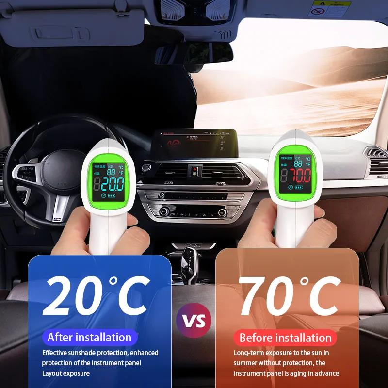 Солнцезащитный козырек на лобовое стекло автомобиля защита от УФ-лучей для Subaru