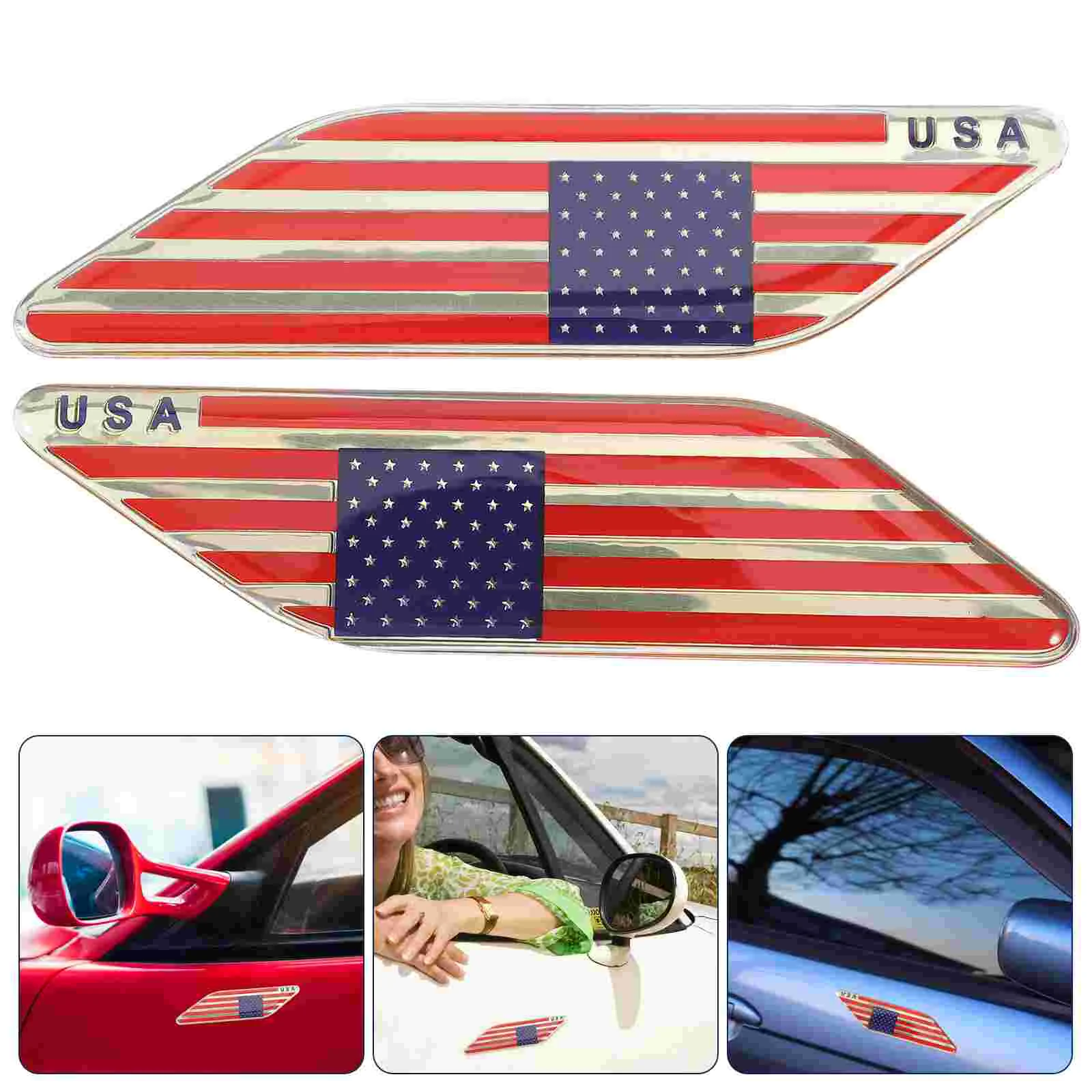 

US National Flag Car Stickers American Truck Decal Magnetic Signs Usa Trucks Window Decals Bumper Pride Vehicles