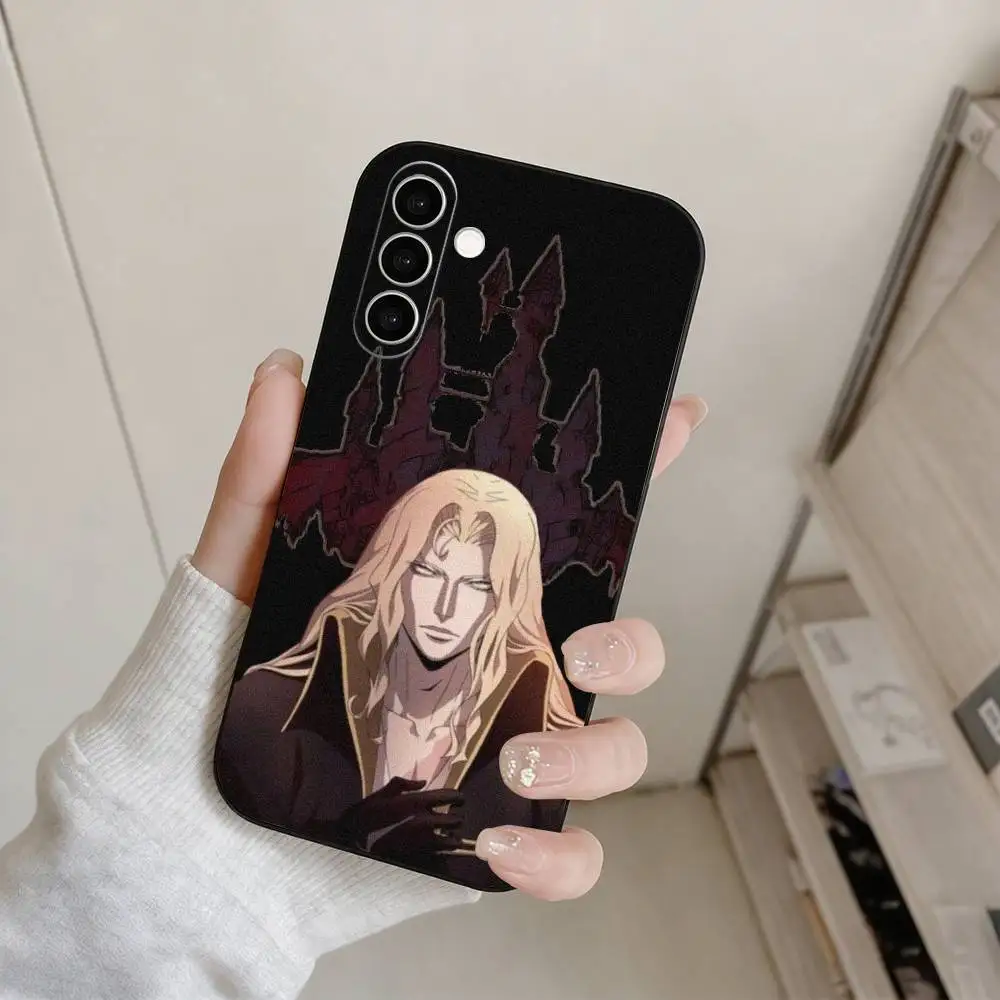 Чехол для телефона Game C-Castlevania Alucard для Samsung Galaxy A73, A72, A71, A70, A53, A52, A51 и других моделей, мягкий черный чехол. (art.: 3920dce46cab3) - 3920dce46cab3