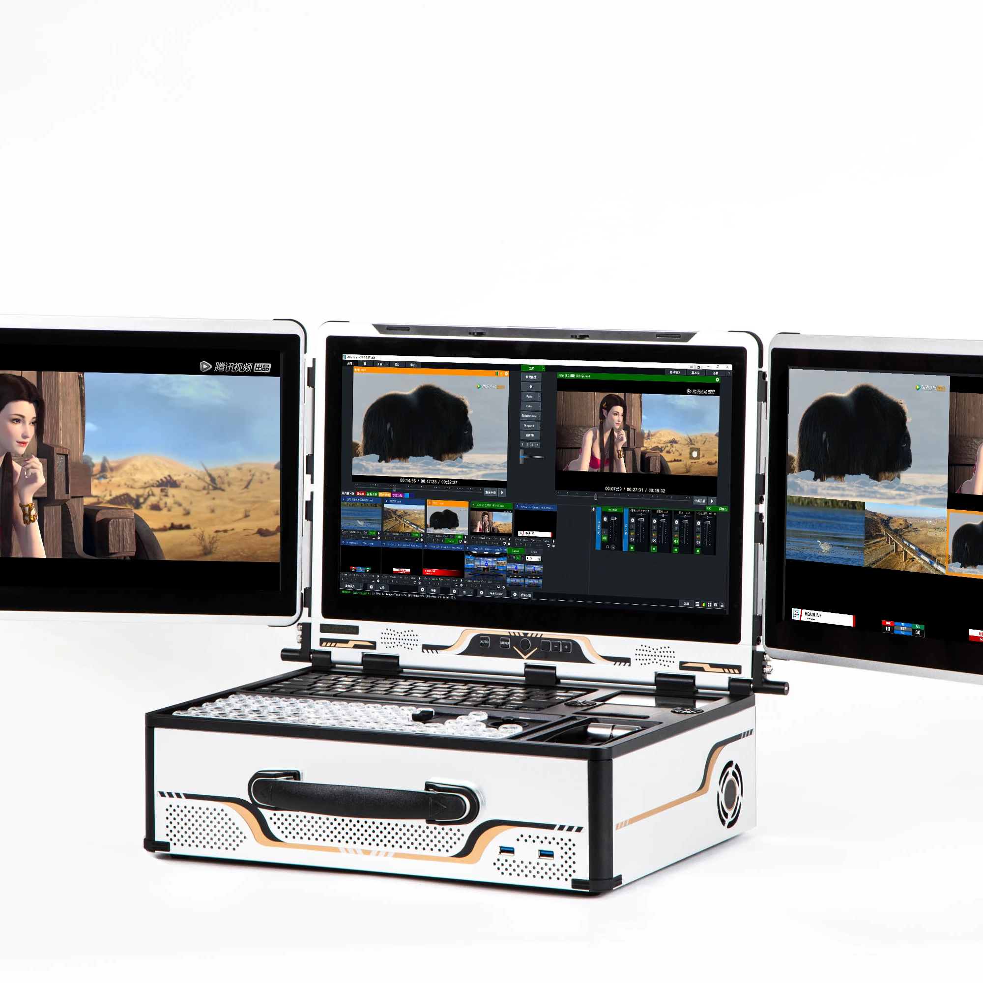 

Factory Outlet TYSTVideo multi-functional streaming machine live broadcasting all-in-one machine for virtual live streaming