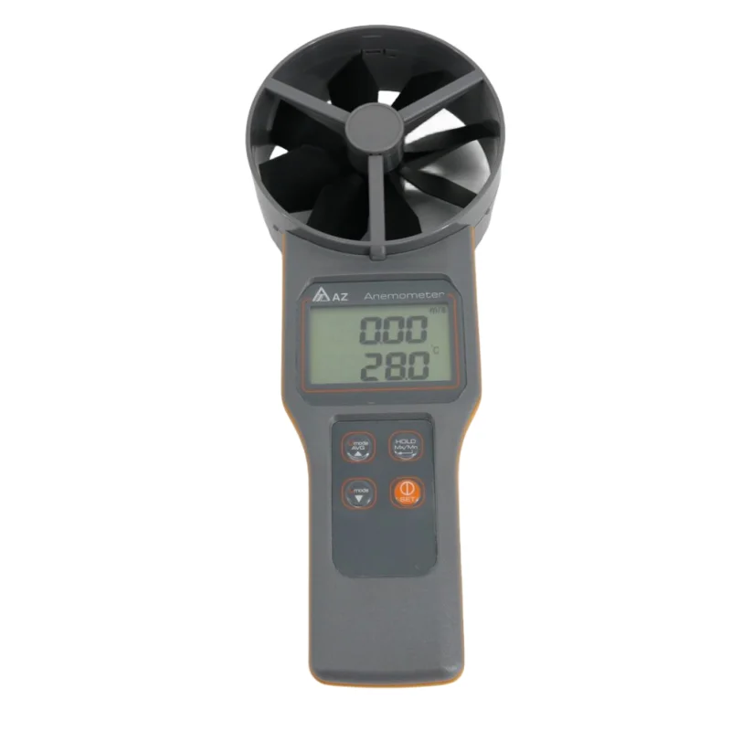 AZ8916 Цифровой анемометр для измерения скорости ветра объема воздуха и