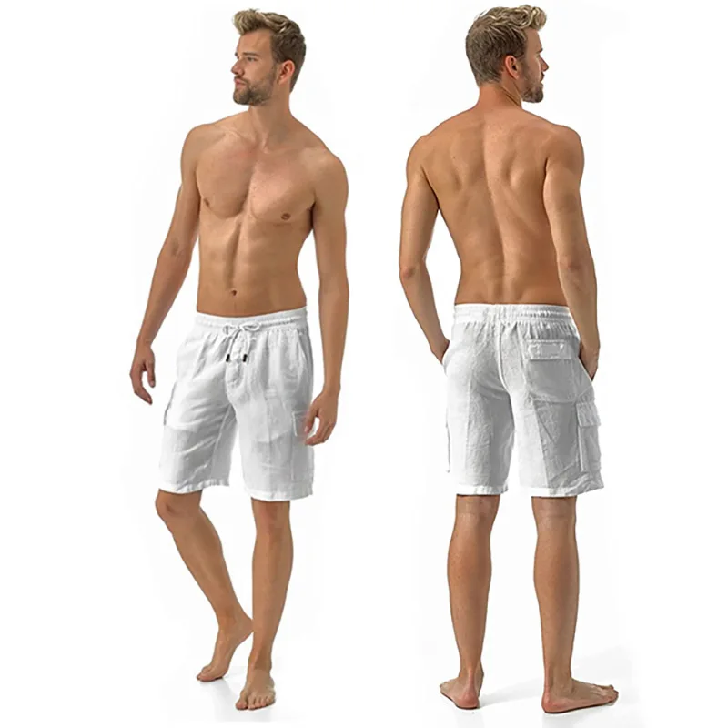 

Pantalones cortos transpirables de secado rápido para correr al aire libre, shorts informales de playa a la moda, con Bolsillos