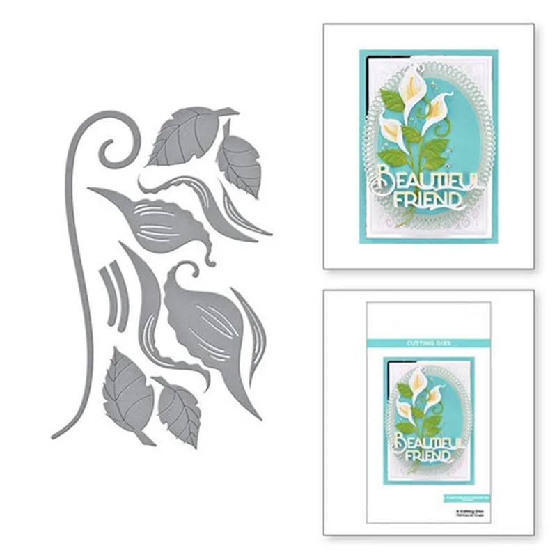 

Festive Flowers and Plants Series Metal Cutting Dies Stencils Die Cut for DIY Scrapbooking Album Paper Card Embossing New 2022