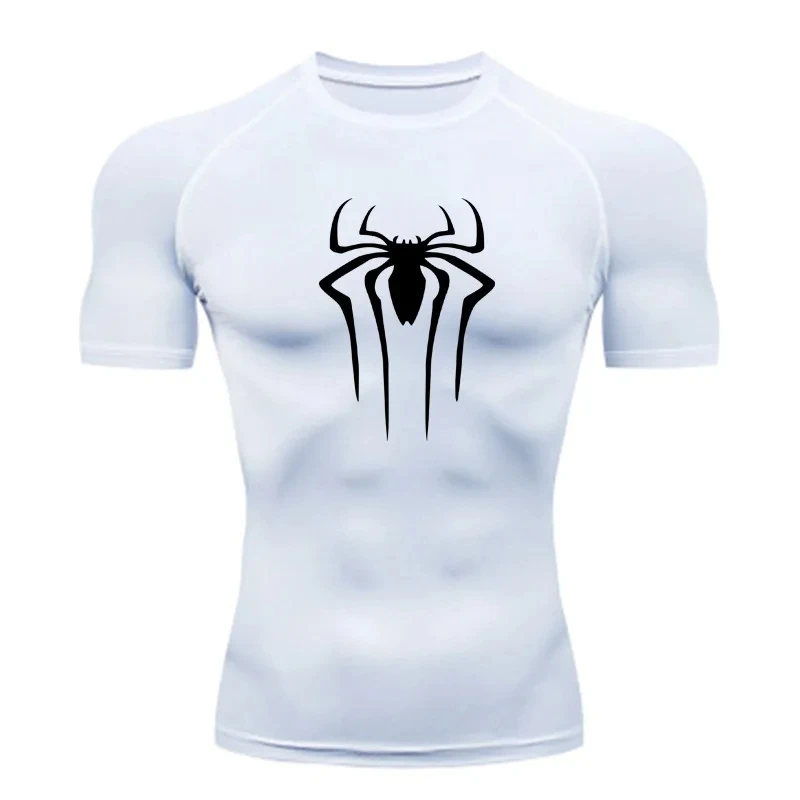 Новая компрессионная Мужская футболка для фитнеса тренажерного зала супергероя