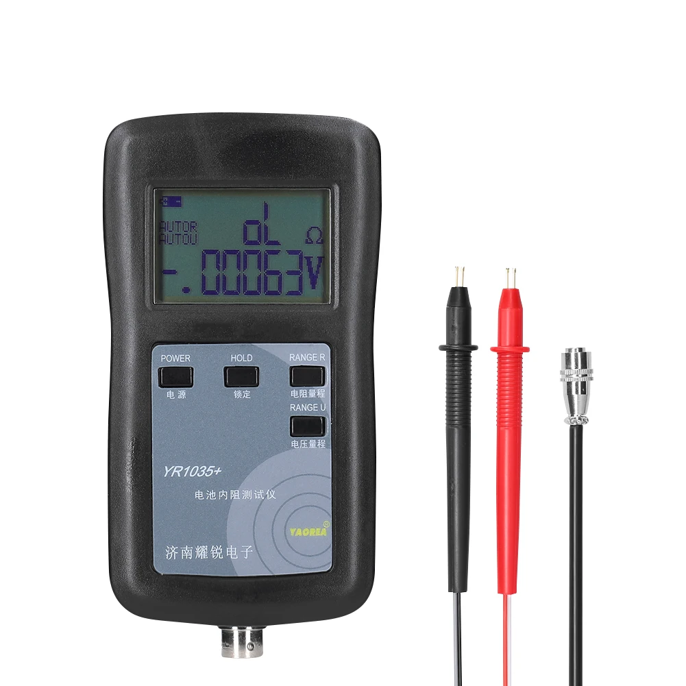 

Original 4-Wire YR1035 / YR1030 + High Accuracy Fast Lithium Battery Internal Resistance Test Instrument 100V 18650 Dry battery