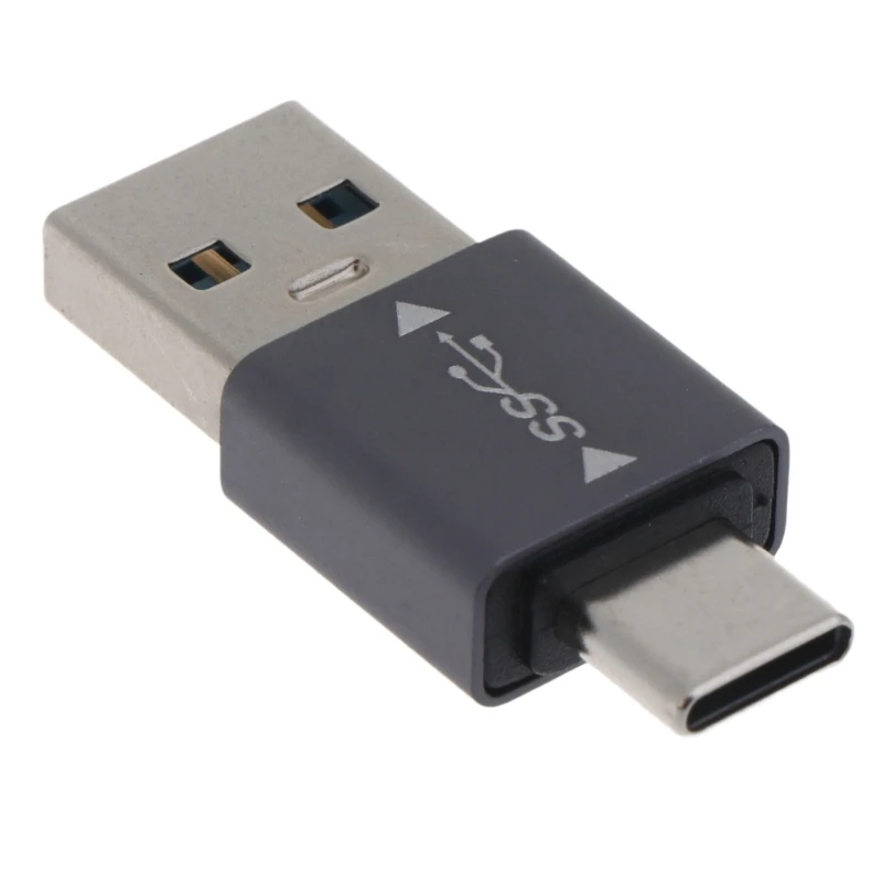 

USB Male to Type C Male Connector Converter Adapter Type-c Data Transfer 10Gbps Conversion Adaptor for Office