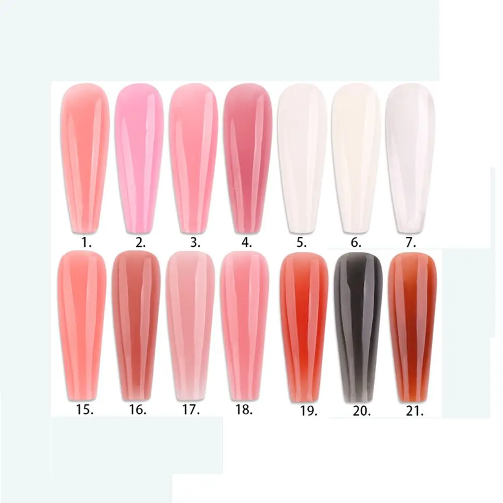 15ml Poly Nail Gel UV Extension Builder Quick Building Tips Art Manicure Tool |