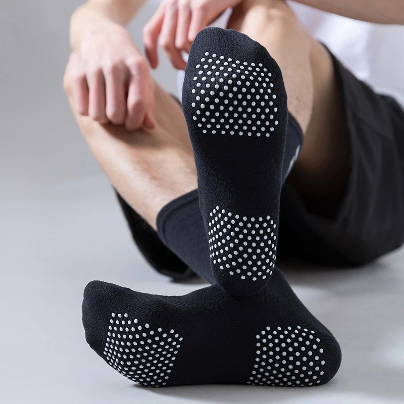 GYMIGO Non-slip Sports Socks Professional Marathon Running Socks Breathable Quick-drying Men Outdoor Sports Racing Cycling Socks