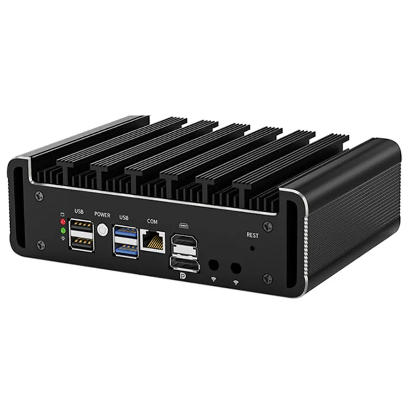Firewall Router 12th Gen Intel N100 8505 6 x i226-V 2.5G Lan Fanless Mini PC DDR5 DP HD pfSense OPNsense Proxmox