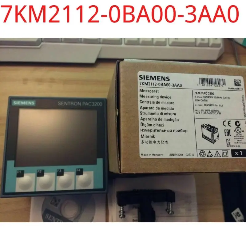 

7KM2112-0BA00-3AA0 Brand New SENTRON, measuring device, 7KM PAC3200, LCD, L-L: 690 V, L-N: 400 V, 5 A, 3-phase, Modbus TCP,