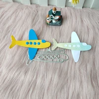 new aircraft metal cutting die mould scrapbook decoration embossed photo album decoration card making diy handicrafts
