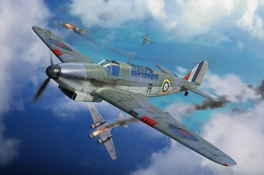 Модель самолета Trumpeter масштаб 05823 1:48 Fairey Fulmar MK.II