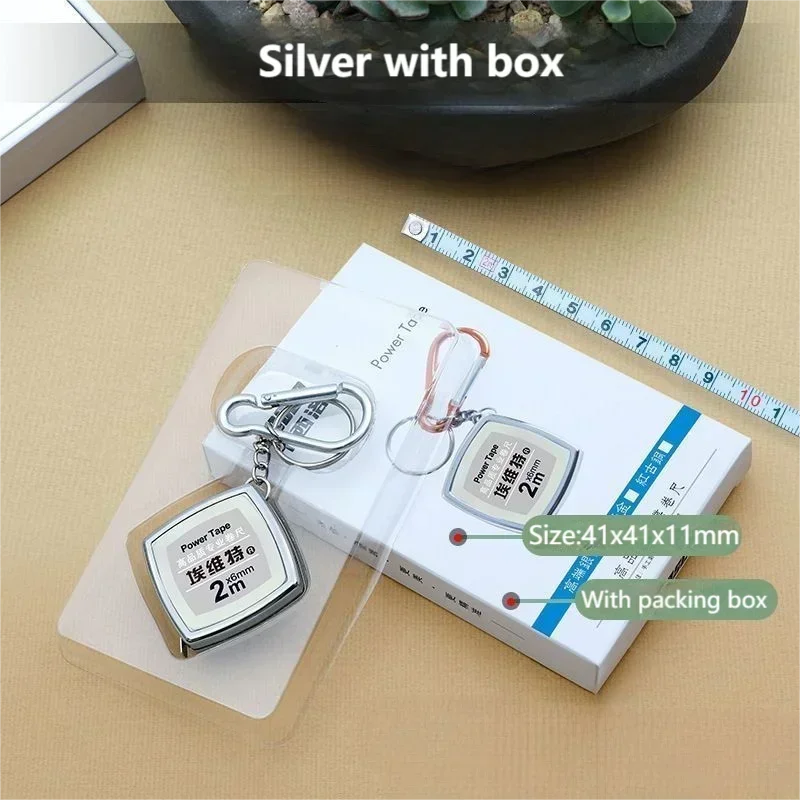 

2 м выдвижная рулетка мини портативная рулетка брелок строительные инструменты рулетка измерительные инструменты деревообрабатывающий инструмент