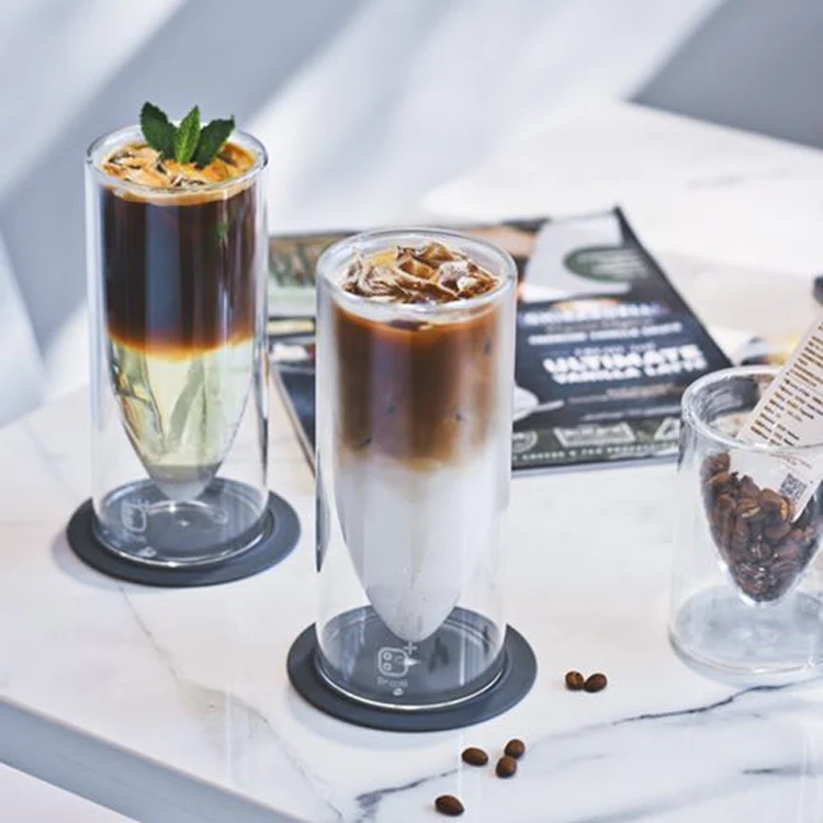 

Heat-Resistant Printing Borosilicate Glass Transparent Drink Cup Coffee Cup Set