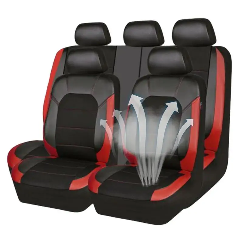 

Покрытие для сидения из искусственной кожи для автомобиля, водонепроницаемый и прочный защитный чехол на переднее сиденье автомобиля, чехлы на автомобильные сиденья для большинства автомобилей, грузовиков