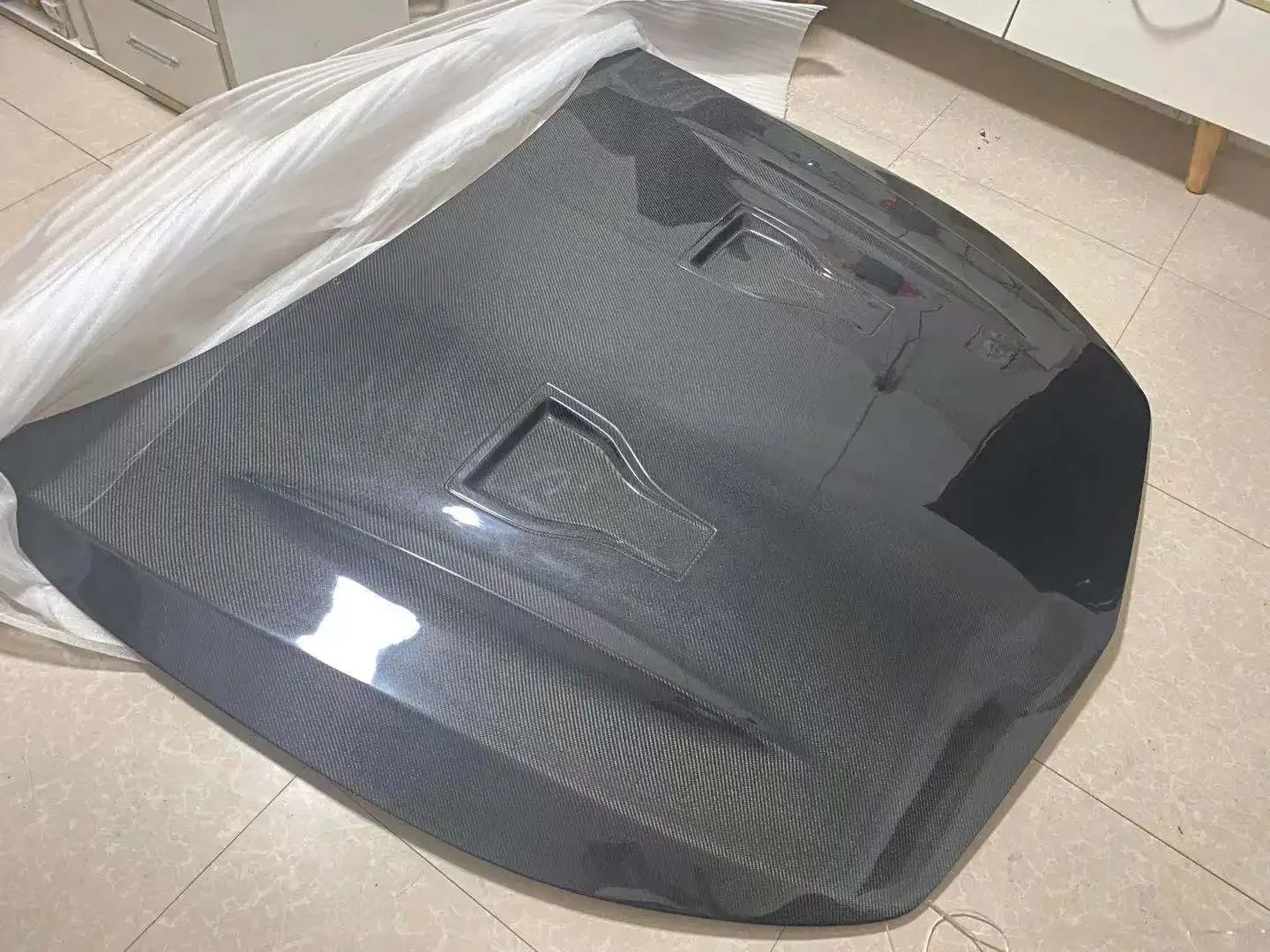 Кованый капот из углеродного волокна для S63 coupe W217 C217 высокого качества на заказ