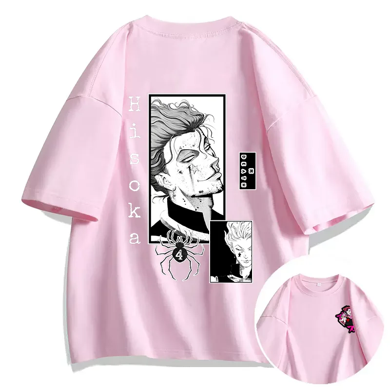 Аниме Hunter x Hisoka футболка с принтом пара студенческая уличная спортивная