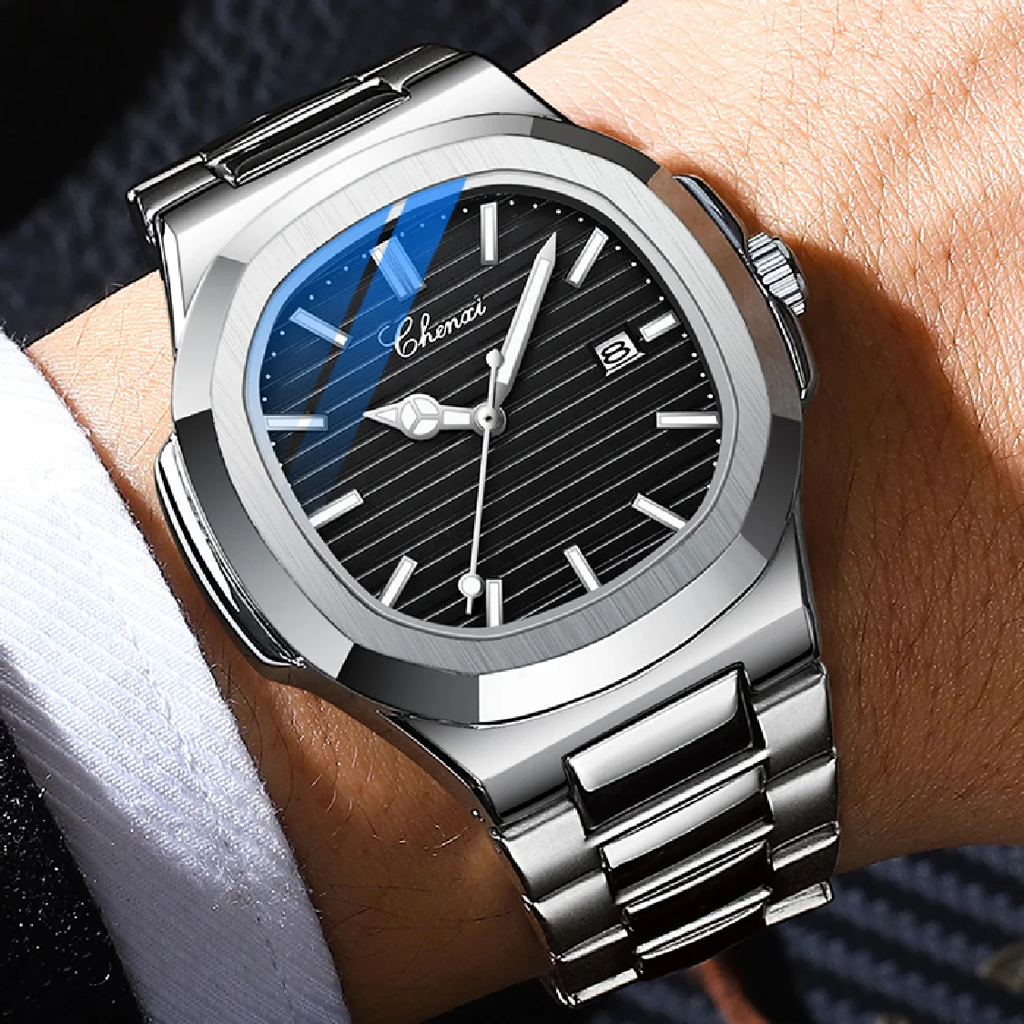 

CHENXI 2022 New Men's Watches Business Clock Top Luxury Brand Quartz Men Watch Stainless Steel Waterproof Luminous Wristwatch