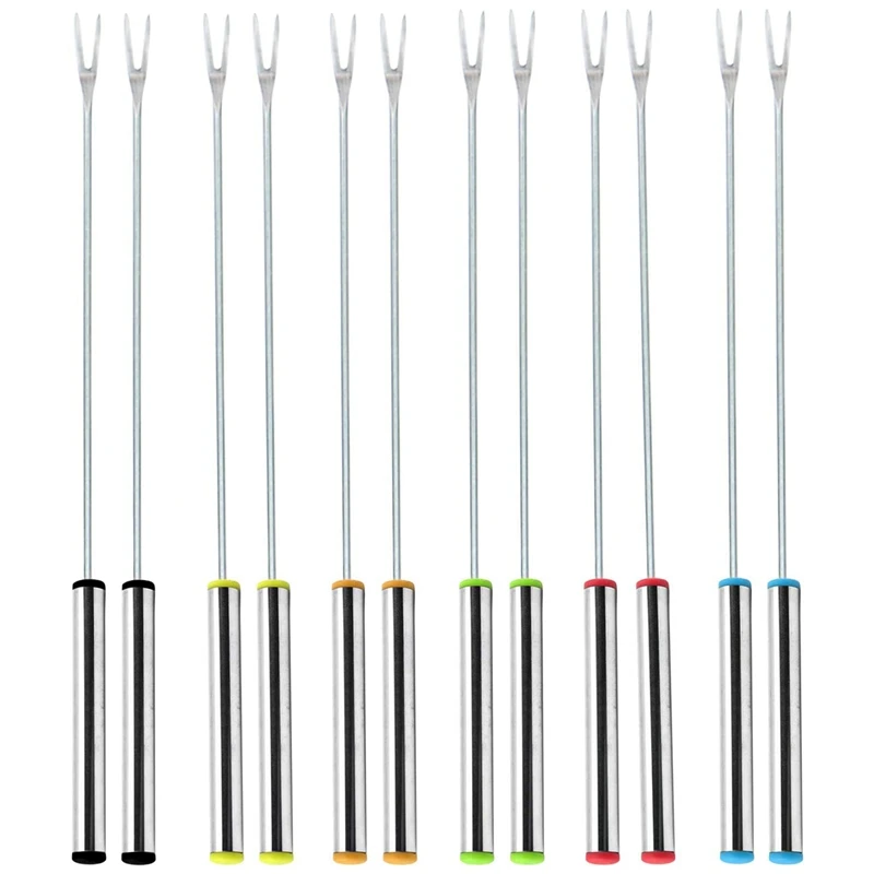 

Набор палочек для фондю, из нержавеющей стали, для приготовления швейцарского сыра, для запекания зефира