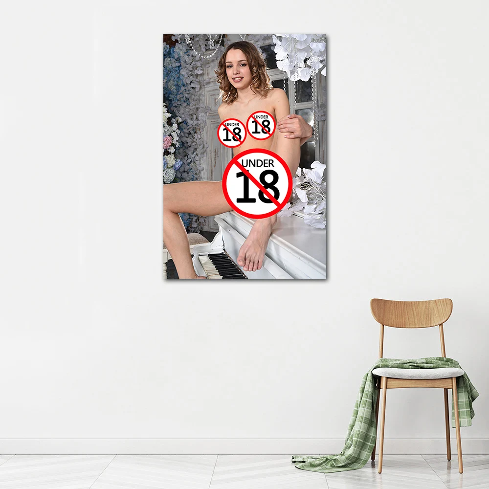 Современное настенное искусство сексуальная красота модель для взрослых холст