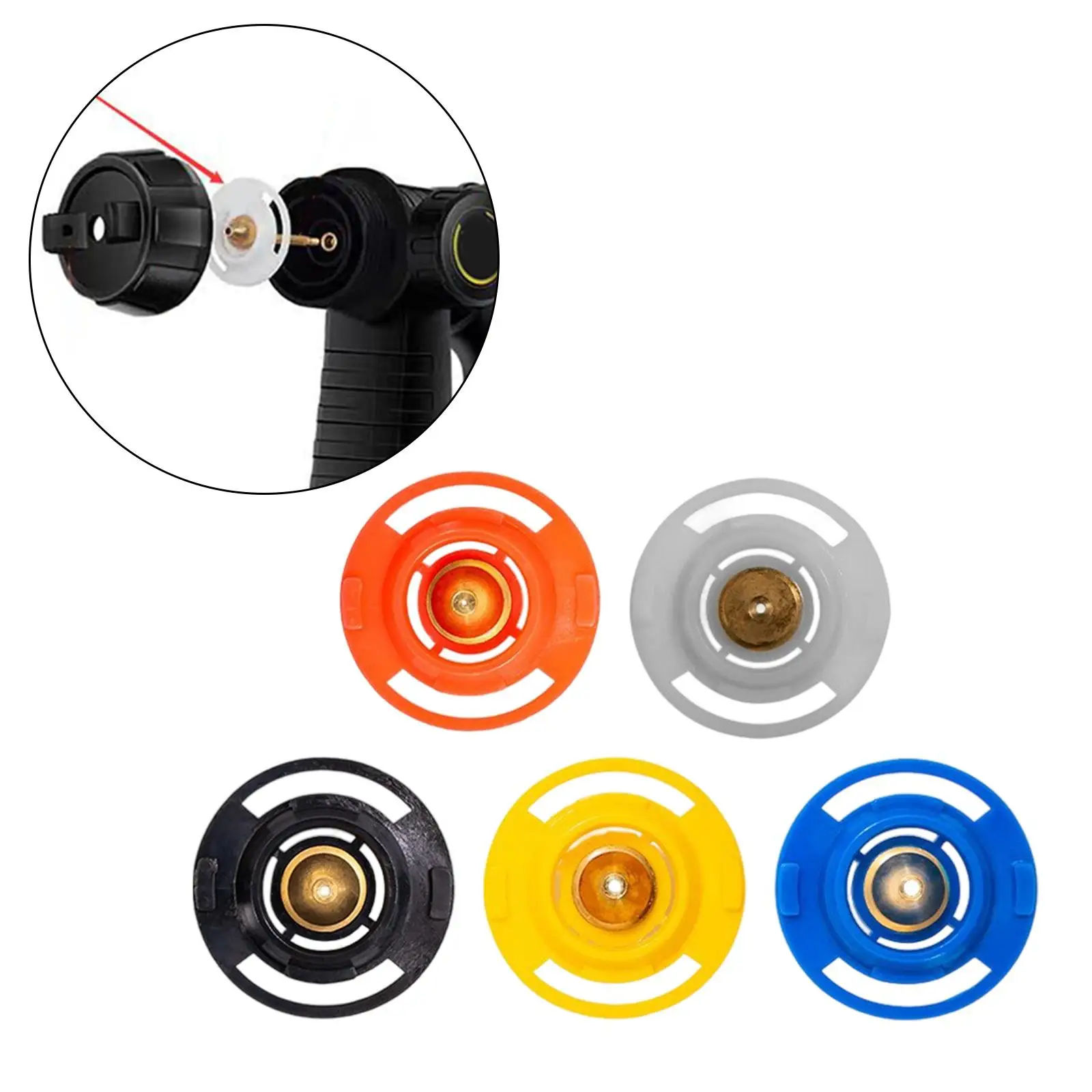 

5 шт., сменные насадки для распылителя краски Serenable