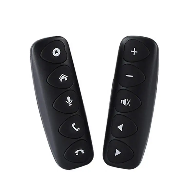 

Car Steering Wheel Control Wireless Remote Steering Wheel Switch Glowing Buttons Car Interior Accessories Low Power Consumption