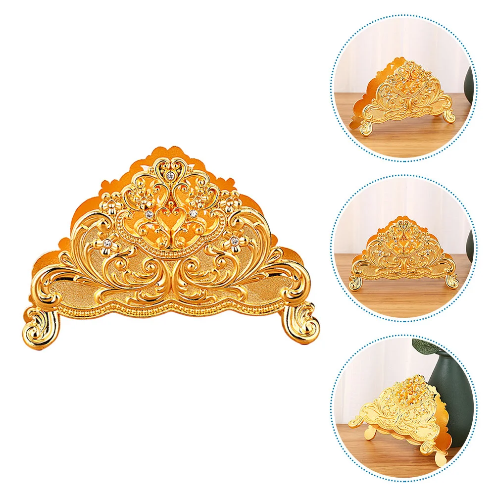 

1Pc Tissue Holder Hotel Napkin Rack Household Paper Towel Holder Table Napkin Organizer