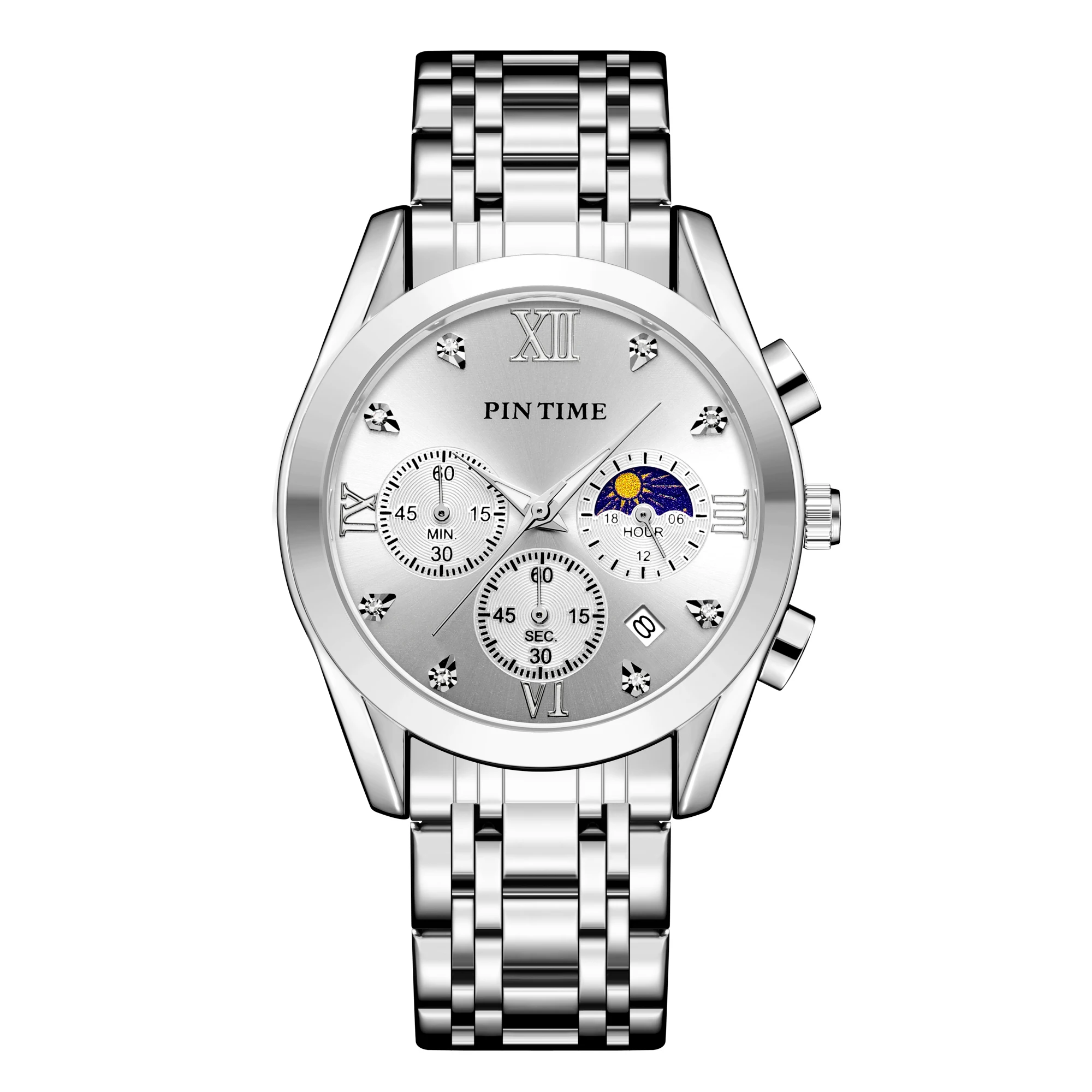 

Luxury Fashion Women Silicone Watches High End Double Diamond Scale Dial Ladies Quartz Wristwatches Casual Unisex Clock Watch