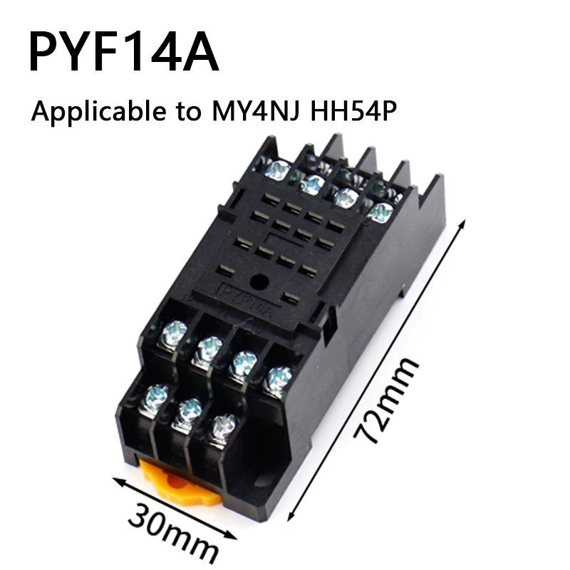 

База реле PYF/PTF 8/11/14 контактов 14А