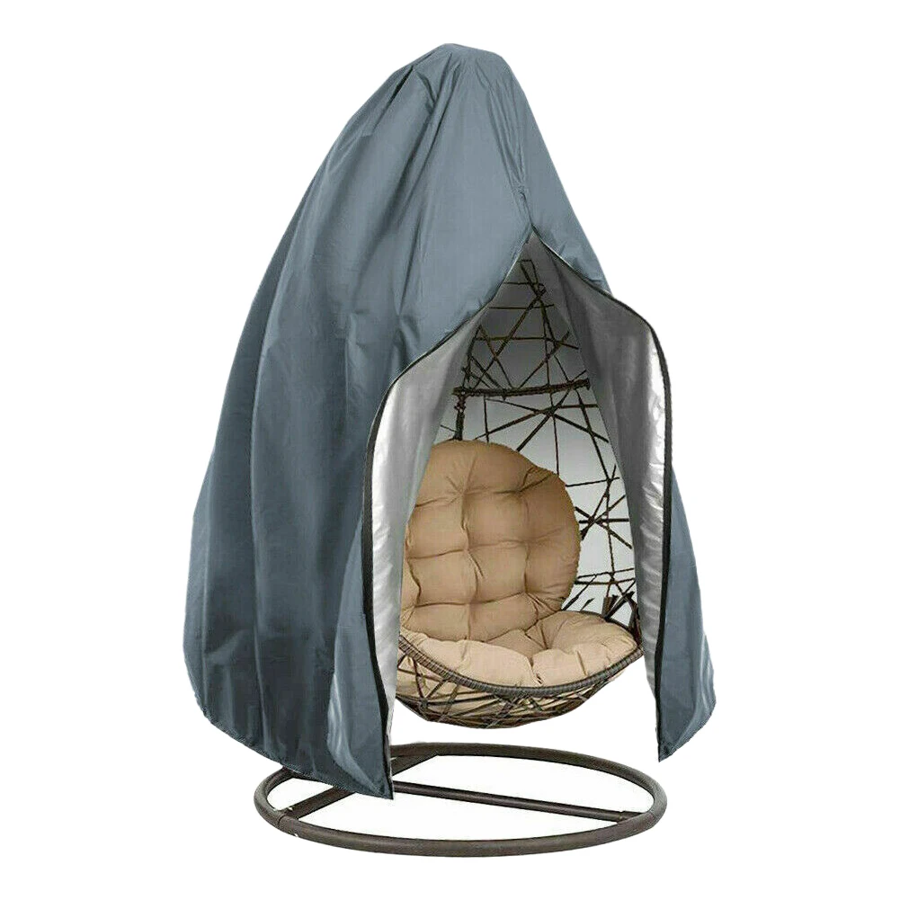 

Защита мебели застежка-молния для патио сада Защита от УФ моющийся пыленепроницаемый подвесной гамак стойка качели стул Чехол