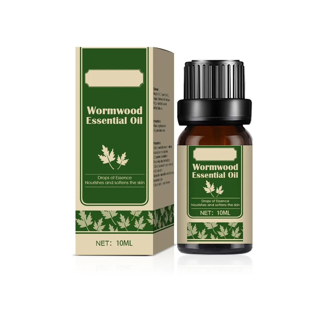

1 Set 10ml Wormwood Essential Oil Moxibustion Massage Treatment Relieve Stress for Women Men Back Arms Nneck Shoulder Body