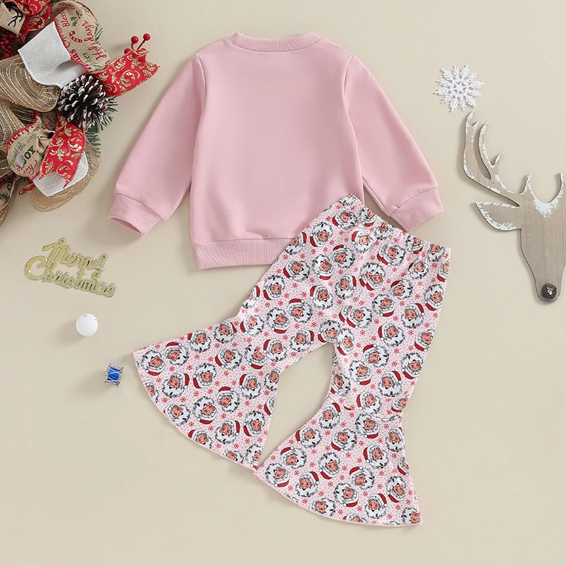

Christmas Outfits Toddler Baby Girl Clothes 6 9 12 18 24Months 2t 3t 4t Sweatshirt Sweater Top Pants Set Fall Winter