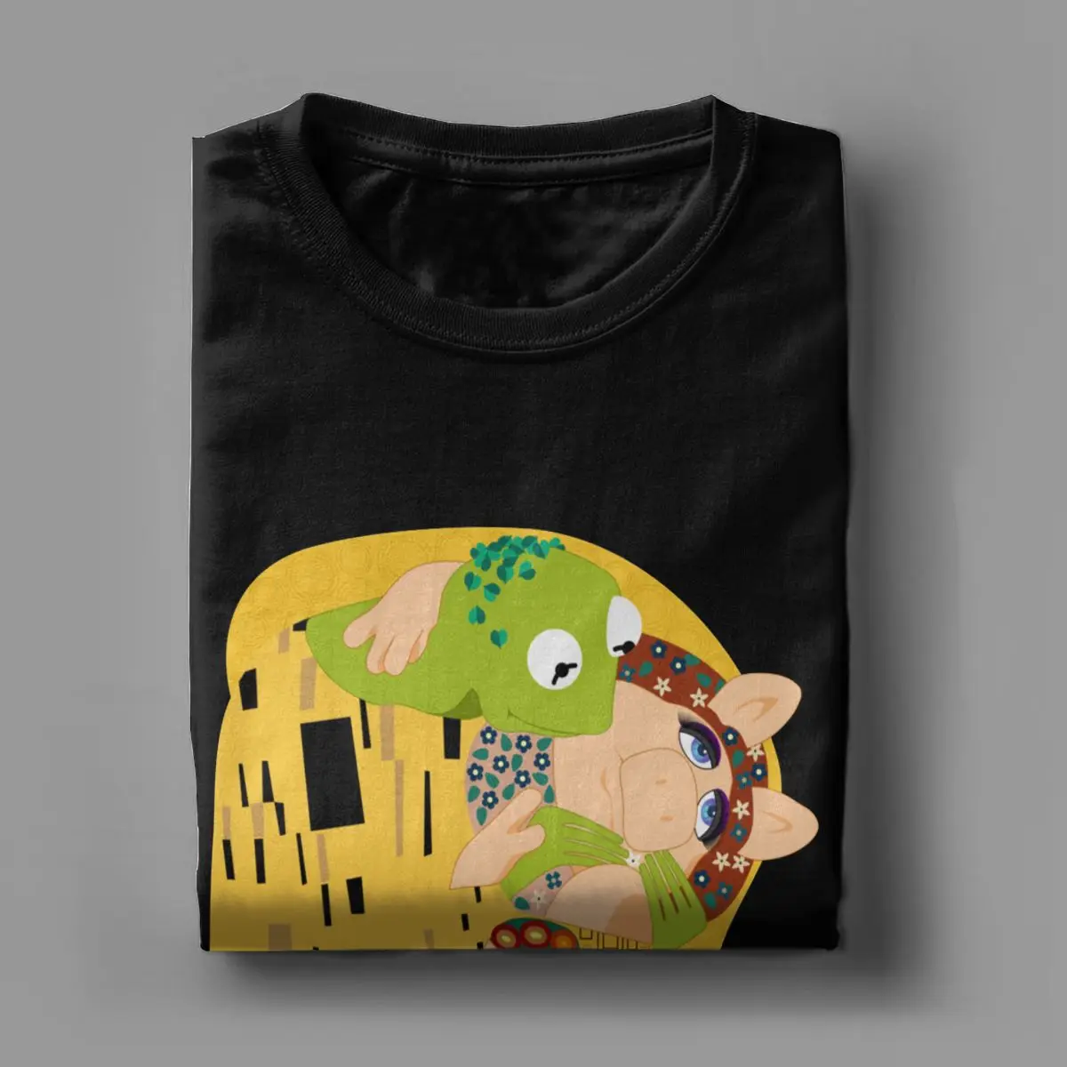 Мужские футболки Klimt Muppets одежда из хлопка Диснея новинка футболка с коротким