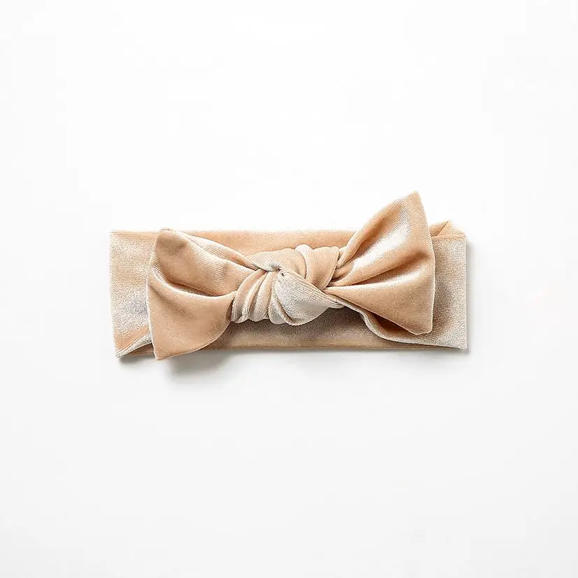 

32color Velvet Bow Headband For Newborn Soft Baby Girl Hair Bands For Children Cute Toddler Headwear Sweet Baby Hair Accessories