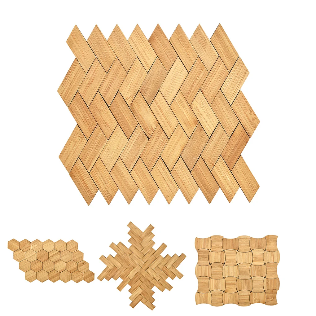 

24 Pieces Bag Dollhome Floor DIY Simulation Wood Floors Layout Furniture for Home Bedroom Living Room Arc Shaped