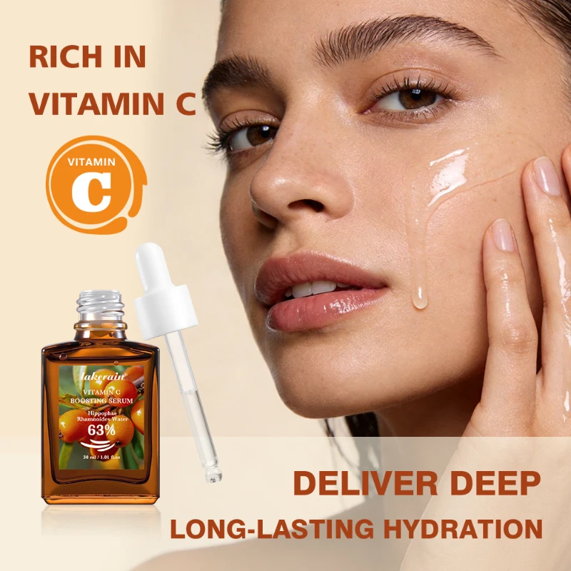 Фото Сыворотка с витамином С и экстрактом облепихи для сияния кожи, нежно восстанавливающая, с ниацинамидом, увлажняющая CICA-сыворотка №3