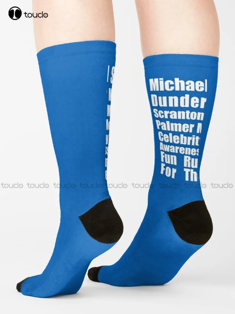 

The Office - Michael Scott'S Dunder Mifflin Scranton Meredith Palmer Memorial Celebrity Rabies Awareness Pro-Am Fun Run Socks