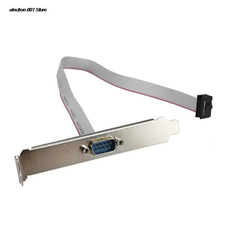 Последовательный 9-контактный разъем DB9 RS232 для материнской платы с ленточным