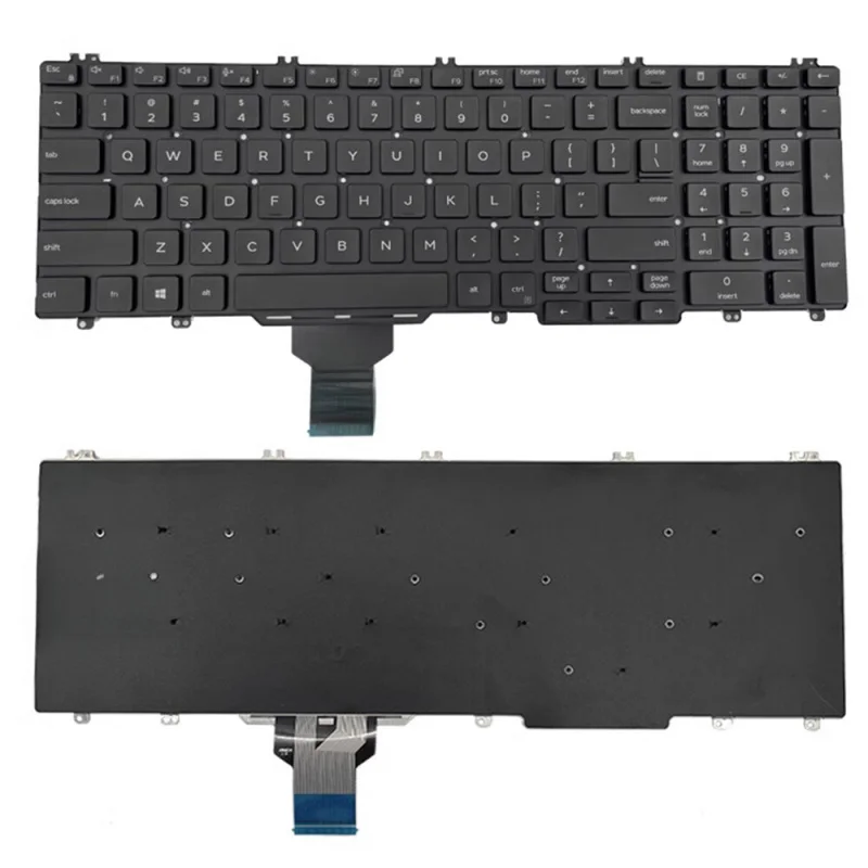 Фото Клавиатура H для Dell Latitude 5500 5501 Precision 3500 3501 3540 3541 №1