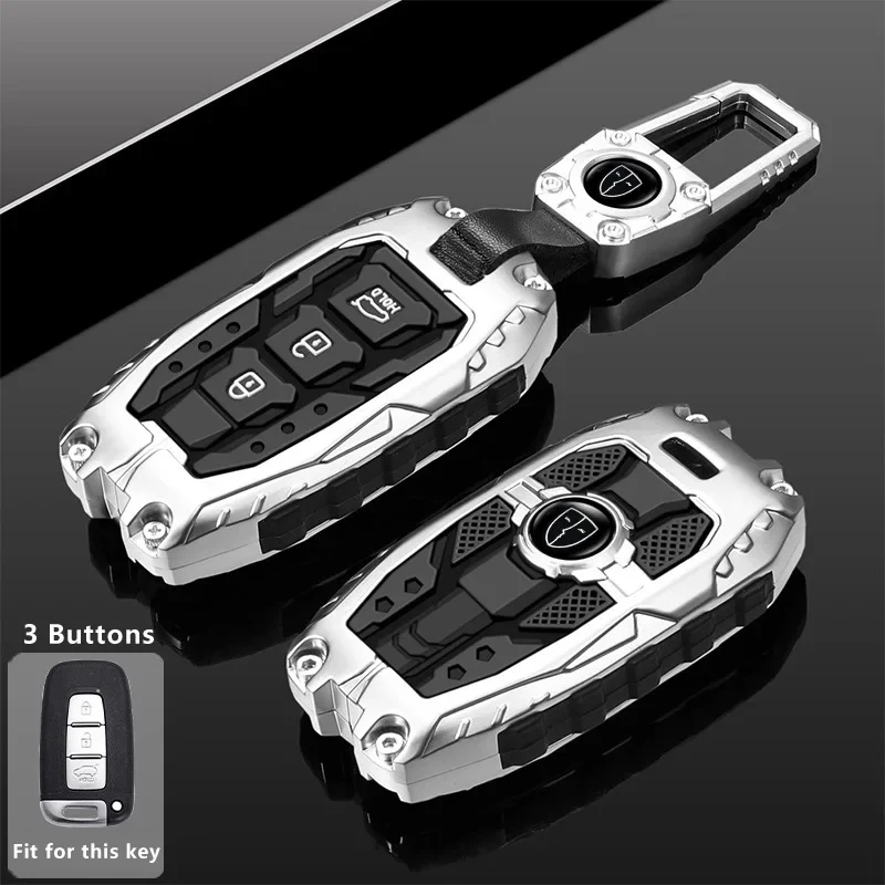 Чехол-брелок для автомобильного ключа Hyundai IX35 Elantra Sonata 8 9, Kia Sportage K5 K2 Sorento Optima Forte 2011-2016, 3-4 кнопки (art.: 3920da71c67bd) - 3920da71c67bd