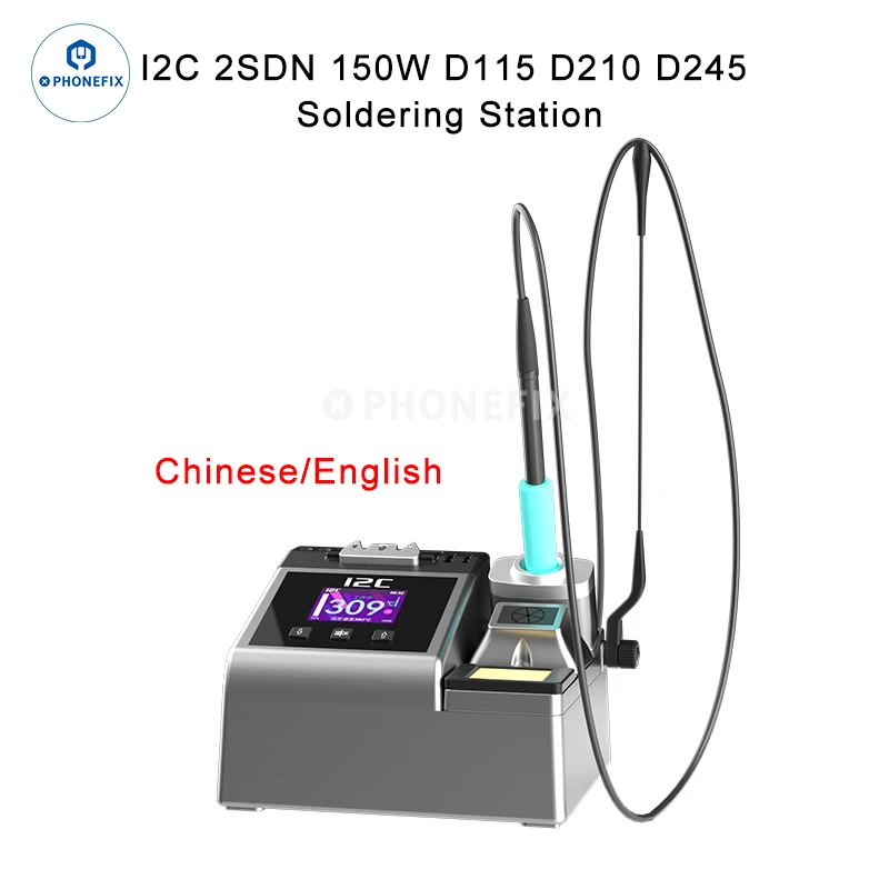 Паяльная станция I2C 2SDN Nano с наконечниками паяльника 210/115/245 автоматическая Спящая