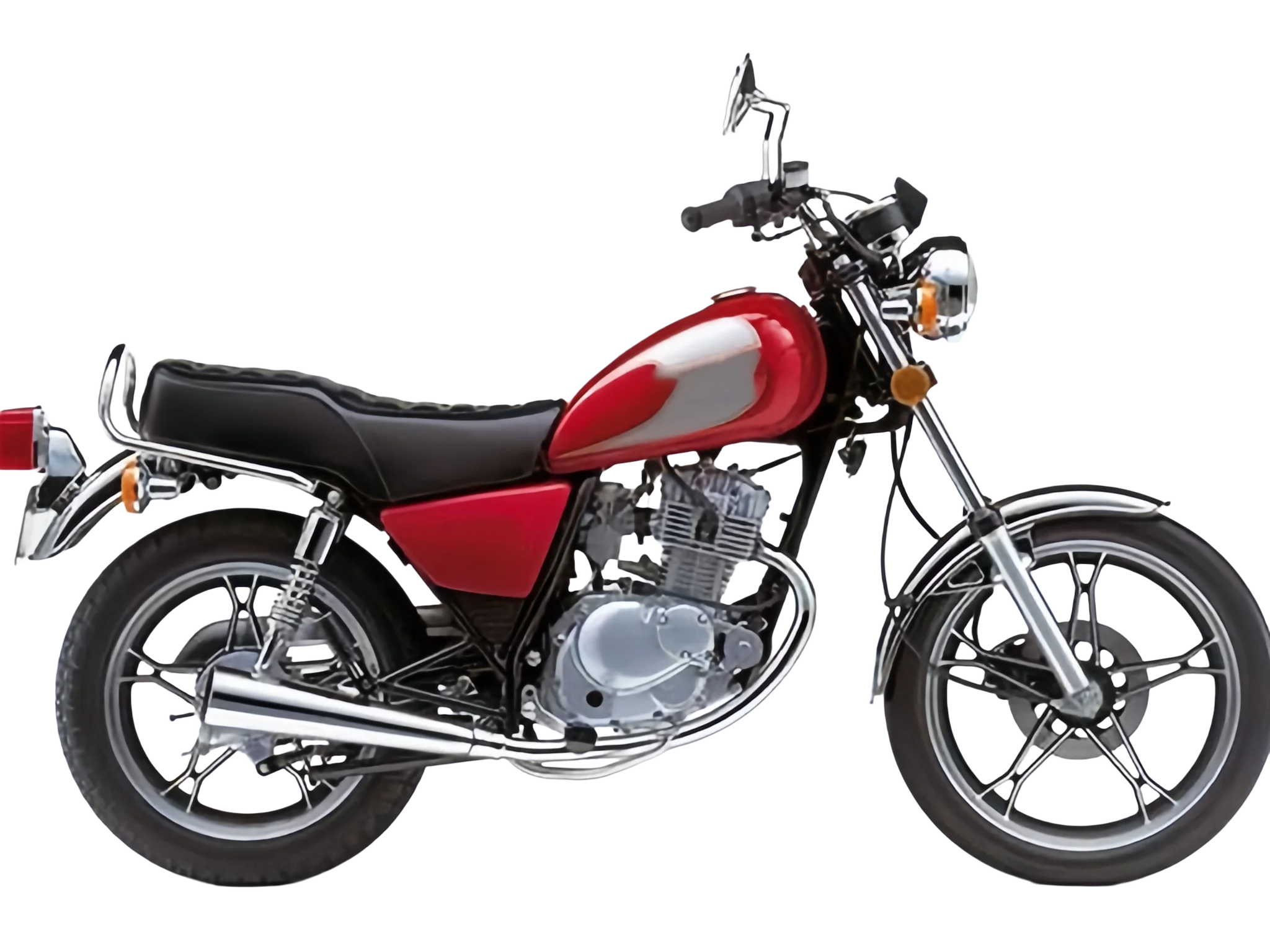 Фото Универсальные для Haojue Honda Yamaha ободные колеса с барабанным тормозом: передний 1.6*18, задний 2.15*16. Сбалансированные, ударопрочные, высокопрочные модифицированные детали. №5